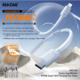WEKOME WDC-55 töltő- és adatkábel - USB-C - Lightning - 1 m - kék