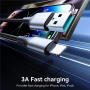 JOYROOM S-A28 fonott töltő- és adatkábel - USB-A - Lightning - 2 m - fehér