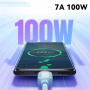 ESSAGER ES-X46 fonott töltő- és adatkábel - USB-A - USB-C - 1 m - rózsaszín