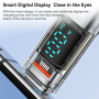 Toocki TQ-X36 töltő- és adatkábel - USB-C - USB-C - 2 m - szürke
