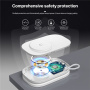 T5 3 az 1-ben vezeték nélküli MagSafe töltő iPhone / Apple Watch / AirPods készülékekhez - 15W - fehér
