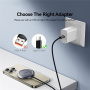 ESSAGER ES-WC11 Qi2 vezeték nélküli MagSafe töltő iPhone / AirPods készülékekhez - 15W - sötétszürke