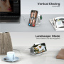 YM-T1 3 az 1-ben vezeték nélküli MagSafe töltő iPhone / Apple Watch / AirPods készülékekhez - 15W - sötétszürke