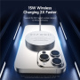 DUZZONA W18 Qi2 vezeték nélküli MagSafe töltő iPhone-hoz - 15W - fehér