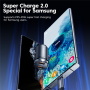 Toocki TQ-CC34B mini autós töltő 2x USB-C porttal - 45W - fekete
