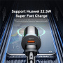 ESSAGER ES-CC12 autós töltő USB-C / USB-A portokkal - 30W - fekete