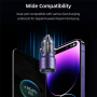 USAMS US-CC176 autós töltő USB-C / USB-A portokkal - 95W - fekete