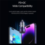 USAMS US-CC208 autós töltő USB-C / USB-A portokkal - 60W - fekete