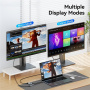 ESSAGER ES-OTG23 videó redukció - HDMI-ről USB-C-re - sötétszürke