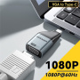 ESSAGER ES-OTG22 videó átalakító - VGA - USB-C - sötétszürke