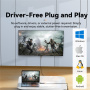 ESSAGER ES-OTG22 videó átalakító - VGA - USB-C - sötétszürke