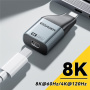 ESSAGER ES-OTG22 videó redukció - Mini Display Port - USB-C - sötétszürke