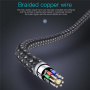 TOTUDESIGN AD-8 audio kábel - 3,5 mm-es jack USB-C-hez - 1 m - fekete