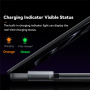 ESSAGER ES-X69 fonott töltőkábel - USB-C - MagSafe 3 MacBookhoz - 1 m - sötétszürke