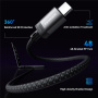 ESSAGER ES-X69 fonott töltőkábel - USB-C - MagSafe 3 MacBookhoz - 1 m - sötétszürke