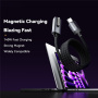ESSAGER ES-X69 fonott töltőkábel - USB-C - MagSafe 3 MacBookhoz - 1 m - sötétszürke