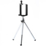 Alumínium állvány / tripod teleszkópos kihúzható lábakkal az iPhone készülékre - ezüst