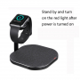 Dokkoló és vezeték nélküli töltőállomás iPhone / Apple Watch számára - fekete