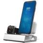 Alumínium állomás 3 az egyben iPhone / Apple Watch / AirPods - ezüst