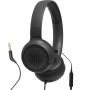 JBL TUNE 500 fülhallgató és hangerőszabályzóval 3,5 mm - Apple készülék - fekete