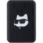 Karl Lagerfeld Dombornyomott Choupette Head power bank MagSafe USB-C porttal - 5000 mAh - fekete