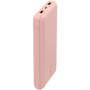 BELKIN BOOST CHARGE power bank / külső akkumulátor 2x USB / USB-C - 20 000 mAh - rózsaszín