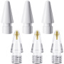 ESSAGER cserehegyek Apple Pencil 1 / 2 / USB-C / Pro -hoz - 6 db - átlátszó / fehér