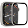 Rurihai edzett üveg műanyag kerettel Apple Watch 44mm - starlight