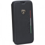 Lamborghini URUS eredeti flip cover tok iPhone X / XS - fekete