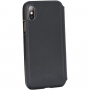 Lamborghini URUS eredeti flip cover tok iPhone X / XS - fekete