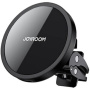 JOYROOM JR-ZS240 mágneses autós tartó szellőzőrácsra, vezeték nélküli töltéssel iPhone-hoz - fekete