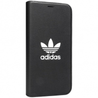 ADIDAS eredeti flip cover tok iPhone XR - fekete