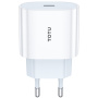 TOTUDESIGN HC-1 gyorstöltő adapter USB-C porttal - 20W - fehér