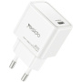 Yesido YC60 GaN mini gyorstöltő adapter USB-C porttal - 20W - fehér