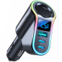 JOYROOM CL21 autós töltő 2x USB-C / USB-A porttal és szivargyújtó elosztóval - 150W - fekete