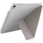 UNIQ Yorker Kanvas Plus borító állvánnyal origami - iPad Air 4 (2020) / Air 5 (2022) / Pro 11" (2018) - szürke