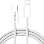 ENKAY fonott töltő- és adatkábel - USB-C - Lightning - 1 m - fehér
