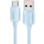 ESSAGER ES-X46 fonott töltő- és adatkábel - USB-A - USB-C - 1 m - kék