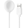 ESSAGER mágneses töltőkábel - USB-A mágneses puckhoz Apple Watch-hoz - 1 m - fehér