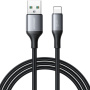 JOYROOM S-A28 fonott töltő- és adatkábel - USB-A - Lightning - 1 m - fekete