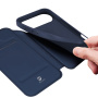 DUX DUCIS Skin Pro flip tok iPhone Air készülékhez - sötétkék