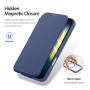 DUX DUCIS Skin X flip tok MagSafe-fel iPhone Air készülékhez - sötétkék