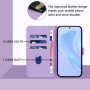 Flip PU bőr tok iPhone Air készülékhez - lila