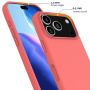 Szilikon tok MagSafe funkcióval iPhone 17 Pro Max készülékhez - korall