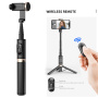 Q12 Bluetooth szelfibot állvánnyal iPhone-hoz - rózsaszín