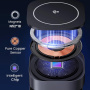 UGREEN Qi2 2 az 1-ben összecsukható mágneses vezeték nélküli töltőállvány iPhone / AirPods készülékekhez - 15W - sötétszürke