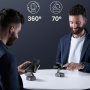 UGREEN Qi2 2 az 1-ben összecsukható mágneses vezeték nélküli töltőállvány iPhone / AirPods készülékekhez - 15W - sötétszürke