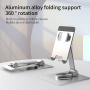 YY-022 forgatható, állítható állvány iPhone / iPad készülékekhez - szürke
