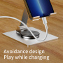 YY-022 forgatható, állítható állvány iPhone / iPad készülékekhez - szürke