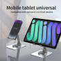 YY-022 forgatható, állítható állvány iPhone / iPad készülékekhez - szürke
